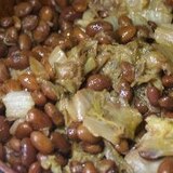 金時豆と白菜の醤油煮